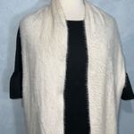 Cejon Cream Faux Fur Fuzzy Super Soft Fringe Winter Scarf 9x36 Photo 3
