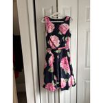 Jessica Howard Navy Blue Floral Fit & Flare Dress – Size 8 Photo 1