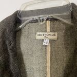 See By Chloe vintage denim button down trench coat jacket Y2K style size US 8 Gray Photo 3