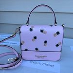 Kate Spade New York Pink Multi Pineapple Crossbody Purse Photo 0