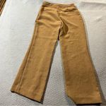Wilfred Aritzia Pull On Crepe Flare Leg Trousers Dress Pants Size 4 EUC Tan Photo 5