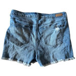 Elan  Jean Denim Shorts Distressed and Frayed Size Medium Stretch Photo 1