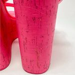 Madden Girl New  Theo-C Pink Wedge Heel Platform Sandals size 7.5 Photo 8