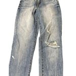 REWASH  Jeans Super High Rise Vintage Reunion Distressed Destroyed Holes Size 1 Photo 1