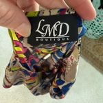 LMD Boutique Abstract Print Dress Women's‎ Medium 3/4 Sleeve Mini Tunic Pink Photo 1