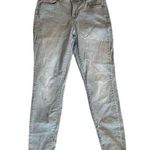 Old Navy  Mid Rise Rockstar Grey Skinny Jeans Photo 0