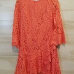 Eliza J {6} NWT Coral Lace Bell Sleeve Dress Photo 0