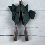 Loft  Women's Green Bow Style Sandals Sz 7 Photo 6