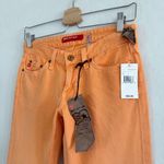 Big star NWT Y2K Vintage  Low Rise Orange Boot Cut Jeans Size 25 Photo 5