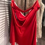 Princess Polly  Satin Strapless Mini Dress Red  Photo 5