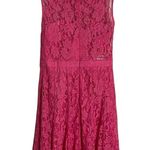 Monique Lhuillier ML  Pink Lace Formal Bridesmaid Dress 6 Photo 4