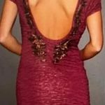 Free People Beaded Scoop Back Bodycon dress Size medium/lg Photo 1