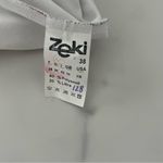 Seki One Piece Swimsuit plunging beaded neckline abstract print beach summer M Red Size 4 Photo 1