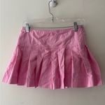 ZARA Pink Pleated Mini Skort With Built In Shorts Photo 0
