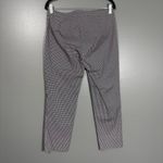 J Jill Women's Black & White Geometric Print Straight Leg Dress Pants Photo 6