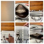 No brand Tote/shoulder/Grained / Lt Gray /Black Trim Bag NWOT Gray Photo 4