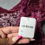 Free People Ginger Berry Velvet Off The Shoulder Top Photo 5