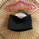 ZARA NWOT  Black Strapless Pleated Tube Top CropTop Size L Photo 4