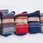 ECI Multicolor Patterned Unisex Socks Set Of 5 Photo 1