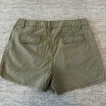 POL Womens Clothing Pocket Shorts Cotton Size Large Olive Green Minimalist Photo 3