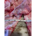 Women's SHEIN CURVE Long Sleeve Floral Dress 1X Pink Brown Photo 6