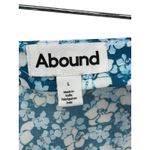 Abound ‎ Blue White Floral Mini Skirt Size Large Boho Flowy Casual Lightweight Photo 3