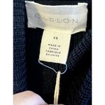 Caslon NWT  Turtleneck Raglan Longline Sweater Womens Size XS Black Knit wool Photo 1