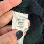 Madewell  Oversized Boyshirt Dark Plaid Flannel Button Down Shirt Photo 5