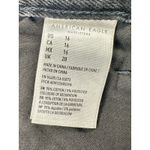 American Eagle  Distressed High Rise Cuffed Mom Shorts in Black Size 16 NWT!!! Photo 4