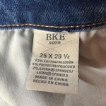 BKE SZ 25x29 1/2 Billie Jeans Tailored Bootcut Slim Fit Hi-Rise Distressed Blue Photo 9