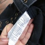 Madewell  Rigid Denim A-line Skirt black mini grommet Photo 11