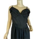 Pretty Little Thing BLACK RUCHED SWEETHEART BODICE WIDE LEG JUMPSUIT NWT (20) Photo 5