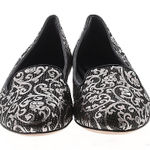 Vera Wang  Black and Silver Paisley Flats Photo 0