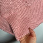 Cupcakes and Cashmere quarter zip ribbed knit sweater in salmon pink size S Photo 4