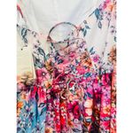 Agua Bendita x REVOLVE White Pink Florals Doux Floral Blooming Maxi Dress Size M Photo 9