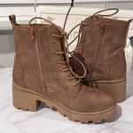 Sugar Fabians Brown Heeled Boots Size 8 | Trendy Fall Fashion Essential Photo 6