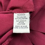 Studio M Red Half Sleeve Tie Belt Mandarin Monk Collar Shirt Knee Length Dress S Photo 6