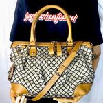 Gucci  Diamanté Sukey Canvas and Leather Rolled Top Handle Shoulder Bag Photo 0