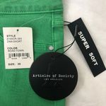 Articles of Society New Green Stretch Denim Zina Shorts Photo 14