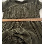 Pretty Angel Tunic Dress Size S Green Floral Lace Sheer Forest Fairy Whimsy Photo 11