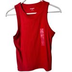 Old Navy Women's Fitted Red Crop Sleeveless Tank Top Sz L NWT Photo 1