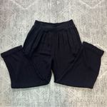 Melrose Vintage Womens Navy Pull On Elastic Waist Dress Pliss Office Pants Sz 10 Blue Photo 1