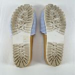 Jack Rogers Phoebe Knotted Comfort Slide Sandals in White Blue Stripe Size 8 Photo 6