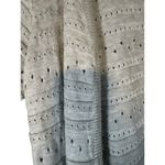 Cyrus  Gray Short Sleeve Opened Front Pointelle Knit Sweater Women Sz 1X Photo 3