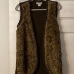 Ariat Women's size M Faux Fur Open Front
Western Vest Brown Photo 0
