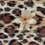 Hawaiian Tropical Floral Yellow Brown Swimming Cover Up One Size # 1010 Photo 6