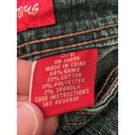 Hot Bottoms Shorts Womens 5/6 Blue Denim Bermuda Cargo Pockets Stretch Photo 3