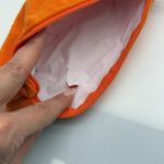 Stila Orange Terry Star Zip Cosmetic Pencil Bag Case Photo 7