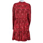 Ulla Johnson  Red Floral ‘Liv’ Mini Dress in “Poppy”, Size 2 Photo 7