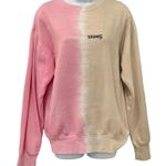 Ariana Grande  Sweetener Pink Tan World Tour Thank U Next Crew Sweatshirt size S Photo 0